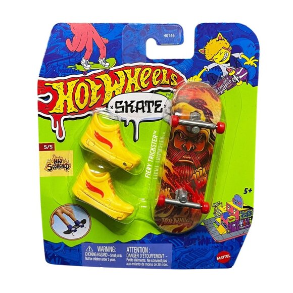 Hot Wheels Scorched‎ Skate Tony Hawk Smokin’ Ride Treasure Hunt Fingerboard 2024 - Picture 1 of 6